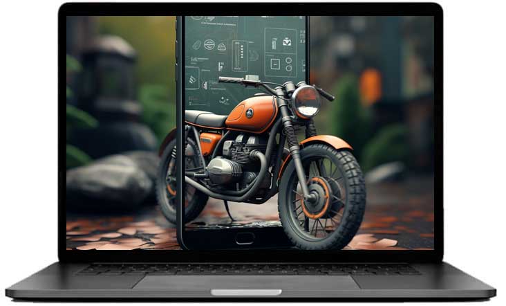 Site e-commerce de pièces détachées de motos, quads, ssv